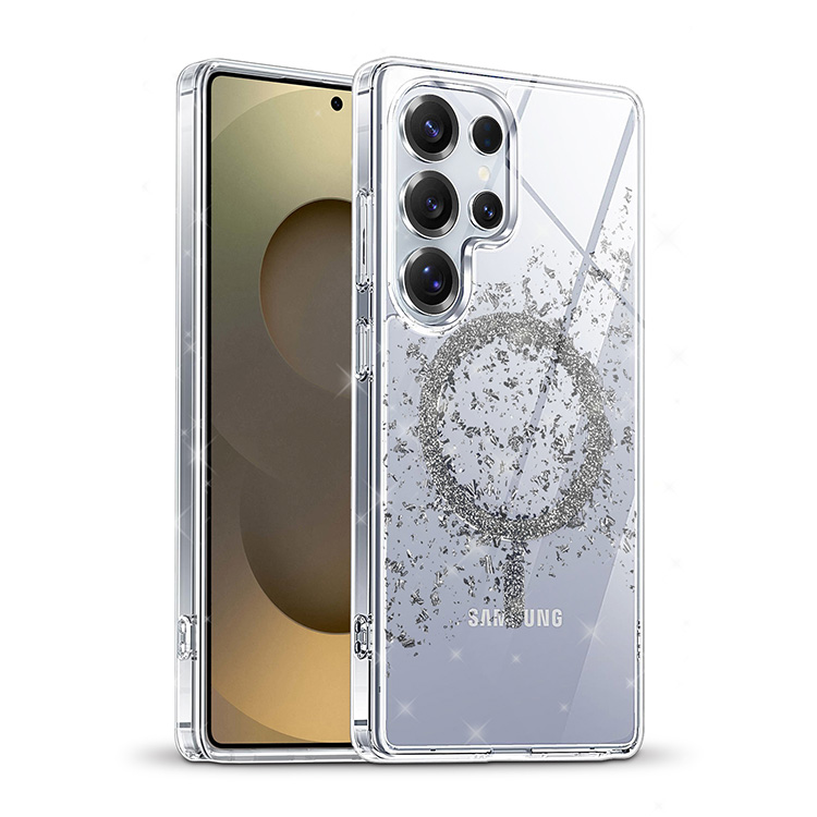 Forro XBASE Sparkleline Samsung Galaxy Ultra Silver
