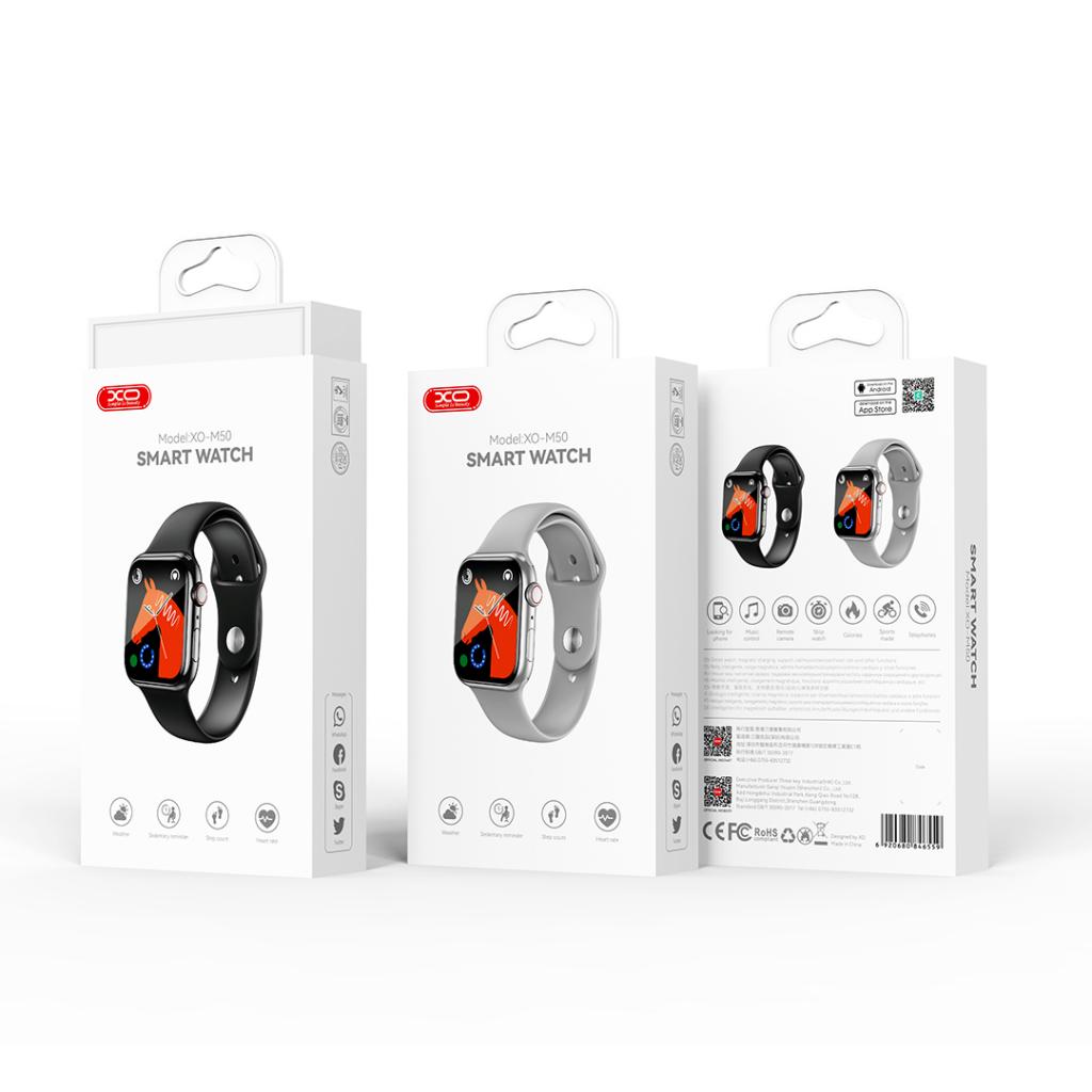 Reloj inteligente XO en color negro