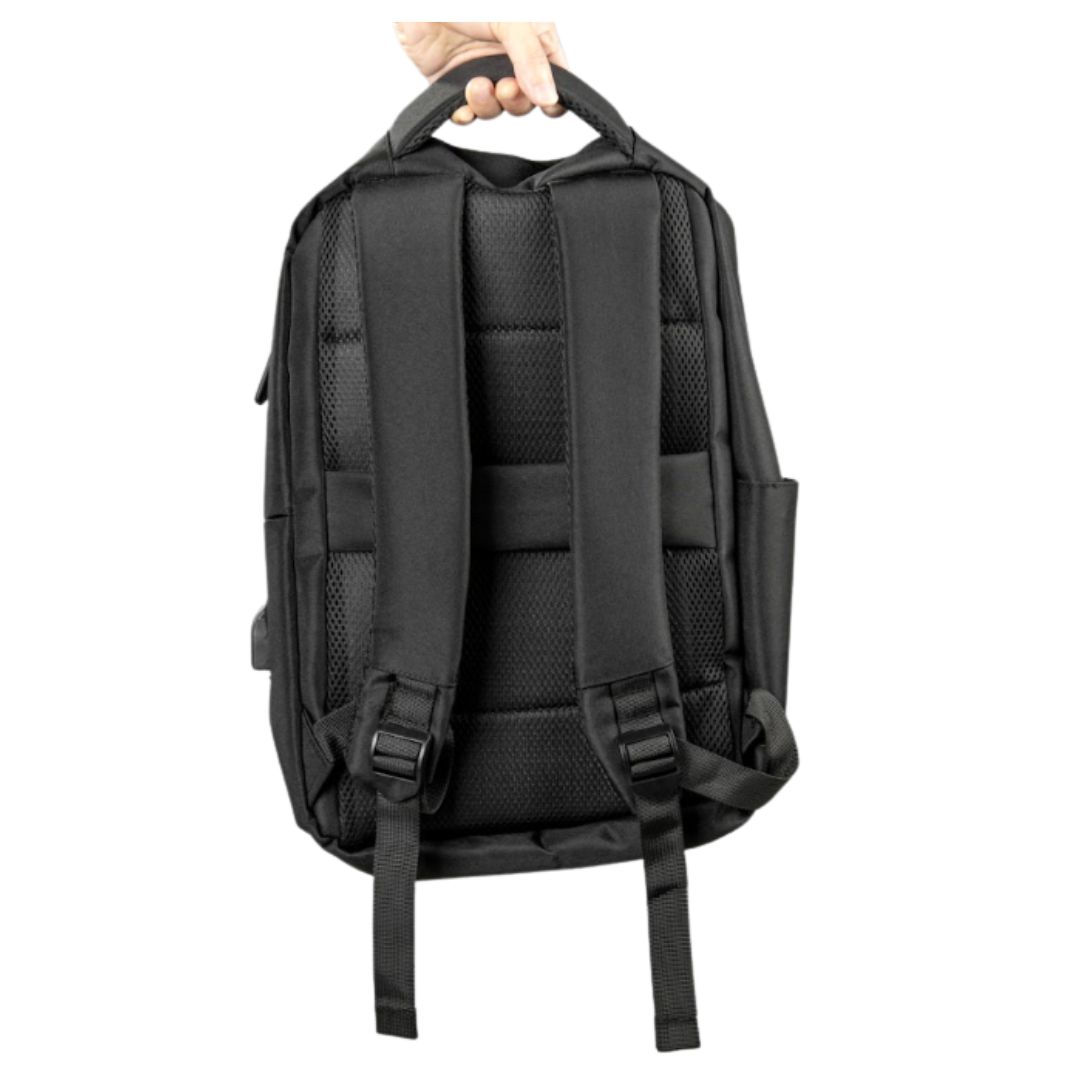 XO Bag 15.6 inch computer backpack negro en color negro