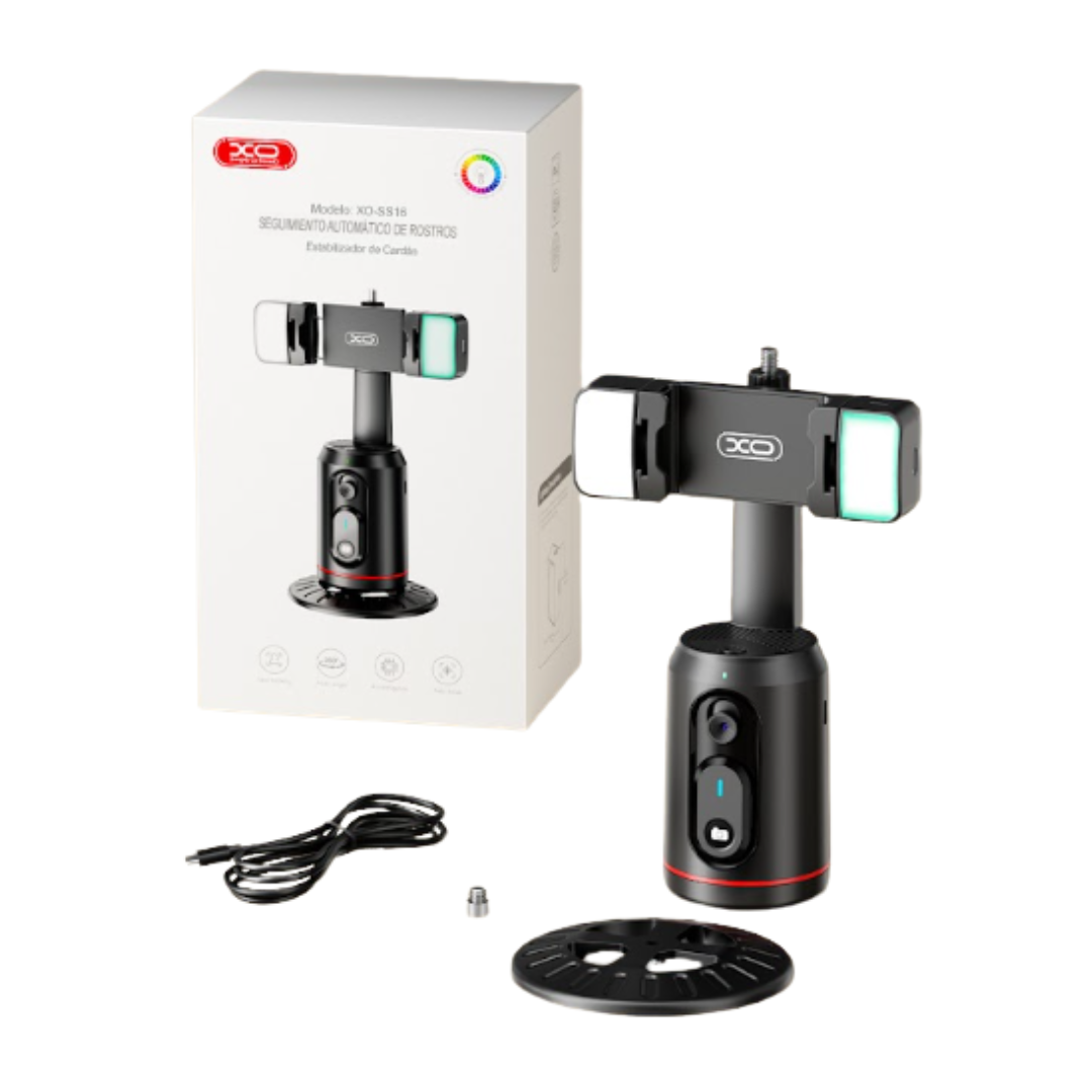 Soporte para fotografía XO Selfie stick bluetooth en color negro