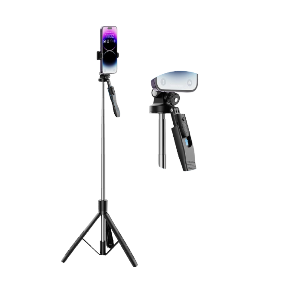 Soporte para fotografía XO Selfie stick bluetooth en color negro