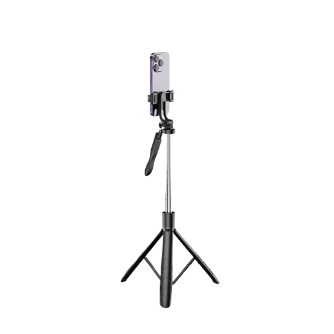 Soporte para fotografía XO Selfie stick bluetooth en color negro