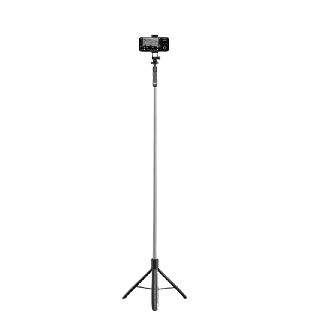 Soporte para fotografía XO Selfie stick bluetooth en color negro