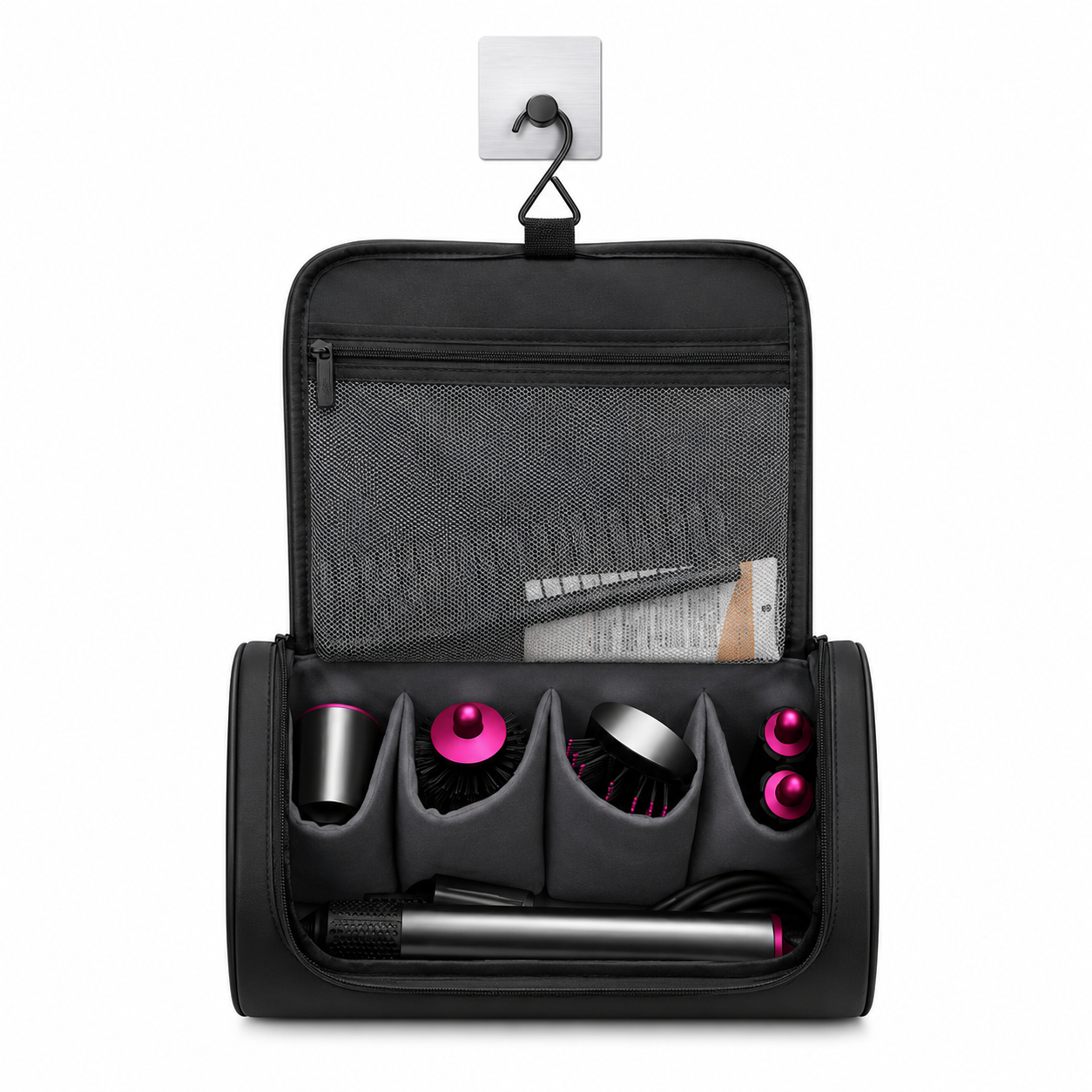 XO Dyson Hairdryer Curler Storage Bag negro en color negro