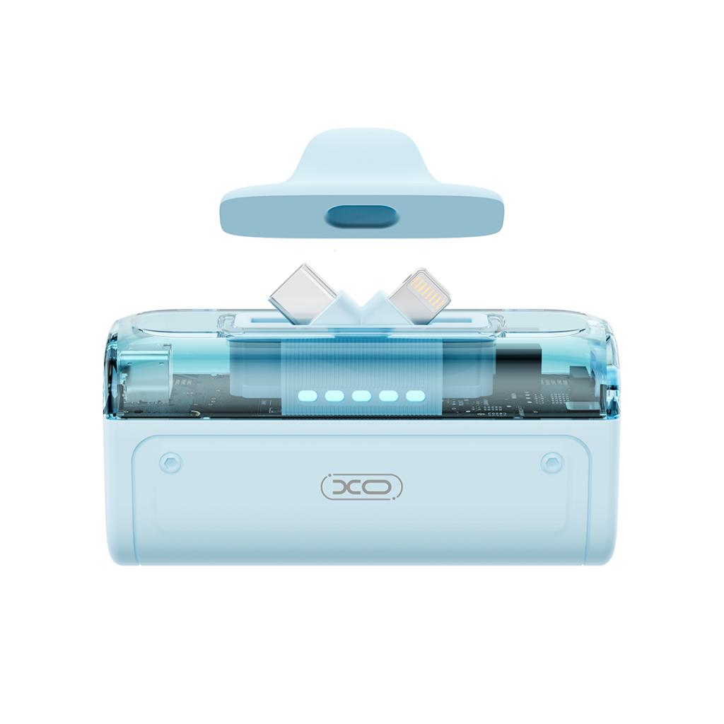 Power bank XO 5,000 mAh en color azul