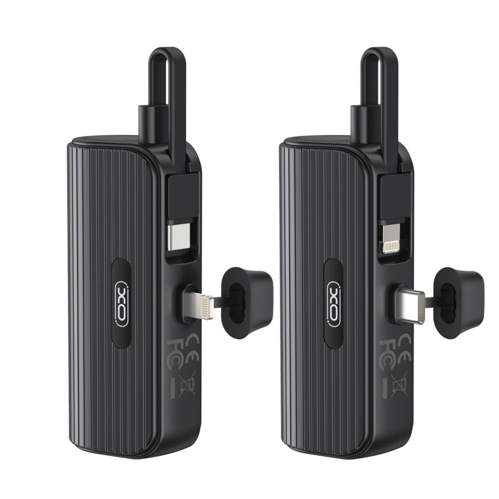 Power bank XO 5,000 mAh TYPE C en color negro