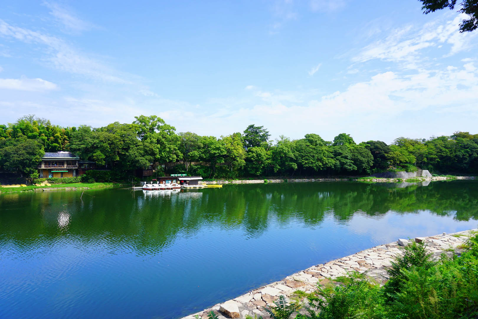 岡山城跟後樂園又隔了一條河