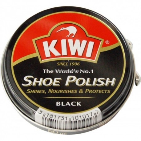 Shoe Polish- Kiwi Black- 200 mls