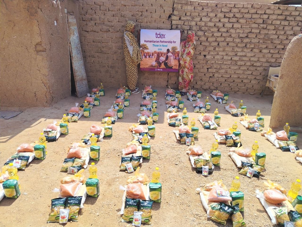  إغاثة بطرود غذائية للأسر في السودان