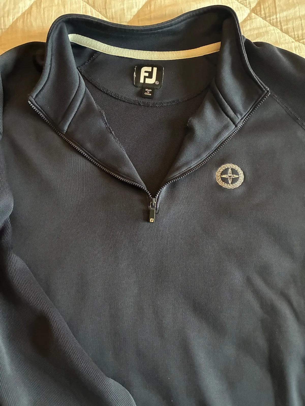 Footjoy Quarter zip - OFCC logo