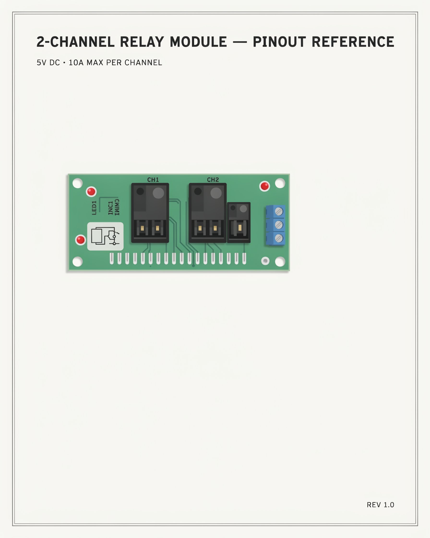 2-Channel Relay Module