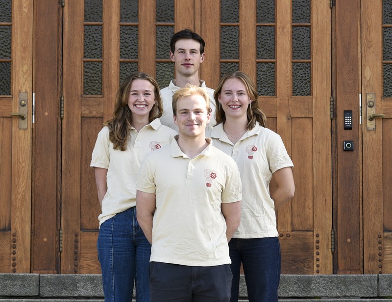 Bilde av Tobias Johnsen Skånseng, Sander Hjelle Olsen, Rebekka Hillesund, Kristina Gangnes-Andersen