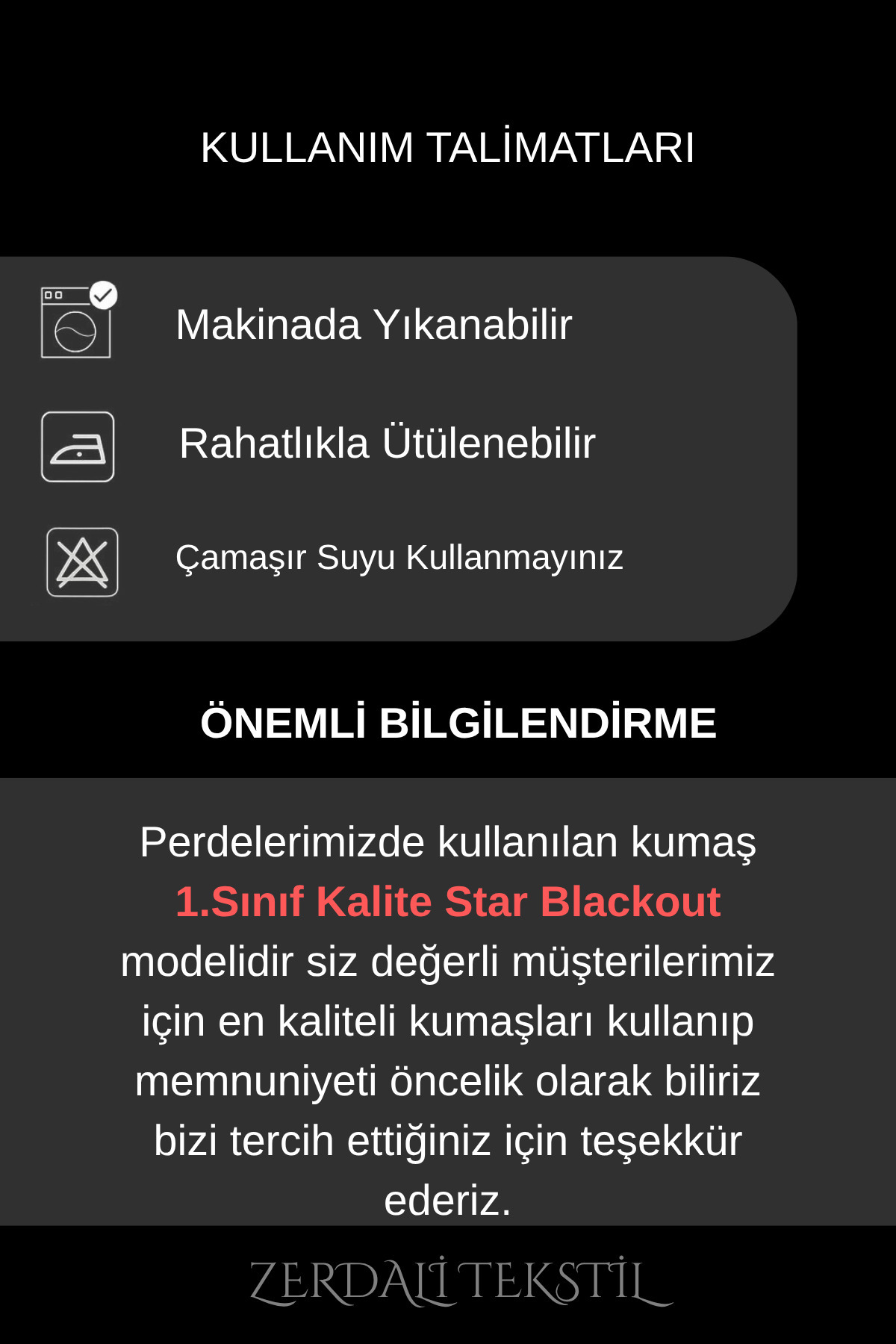 Lüks 1. Sınıf Özel Dikim Lacivert Blackout Işık Geçirmez Fon Perde Ekstraforlu Karartma Blackout detay 4