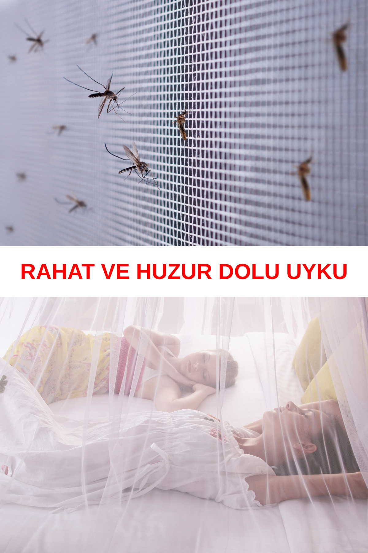 Lüks 1. Sınıf Kalite Koruma Cibinliği Uyku Tülü detay 2