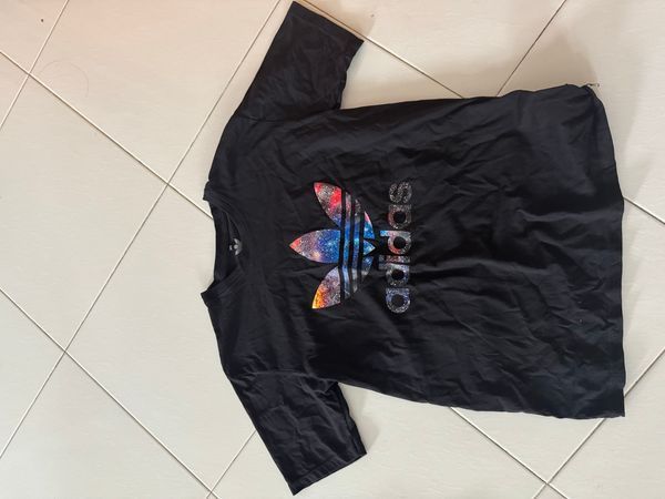 Adidas Black Galaxy Logo T-Shirt
