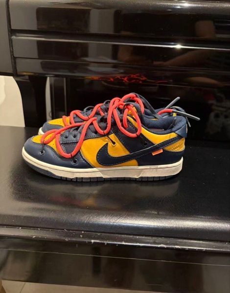 Off-White Nike Dunk Low Michigan Sneakers