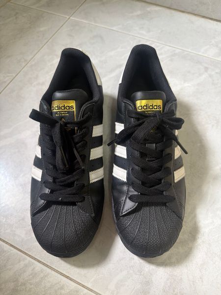 Adidas Superstar Black White Sneakers
