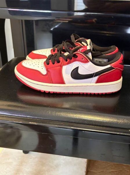 Nike Air Jordan 1 Low Red White Black Sneakers