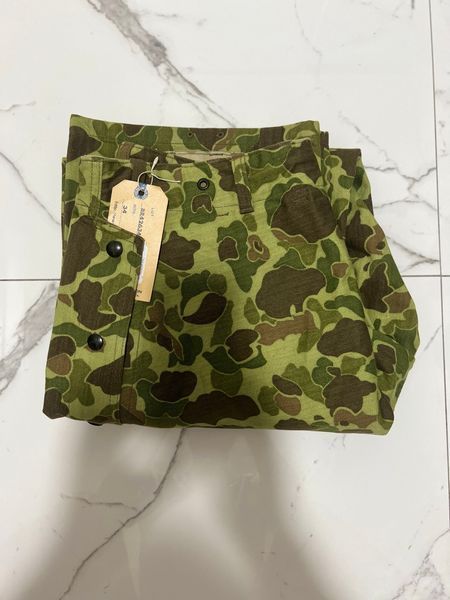 Duck Hunter Camo Herringbone Pants Size 34 buzz rickson 
