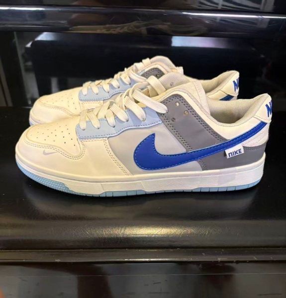 Nike Dunk Low Blue & Cream Grey Sneakers