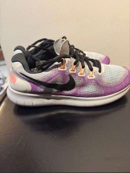 Nike Free Run Purple Blue Running Shoes