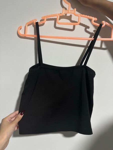 Black Camisole Strap Top