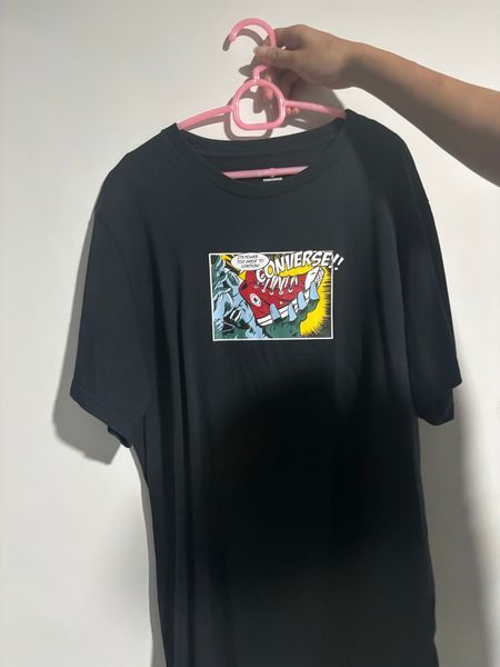 Converse Black Comic Graphic T-Shirt