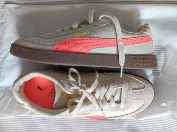 Puma Sneakers Cream Coral Stripe Gum Sole