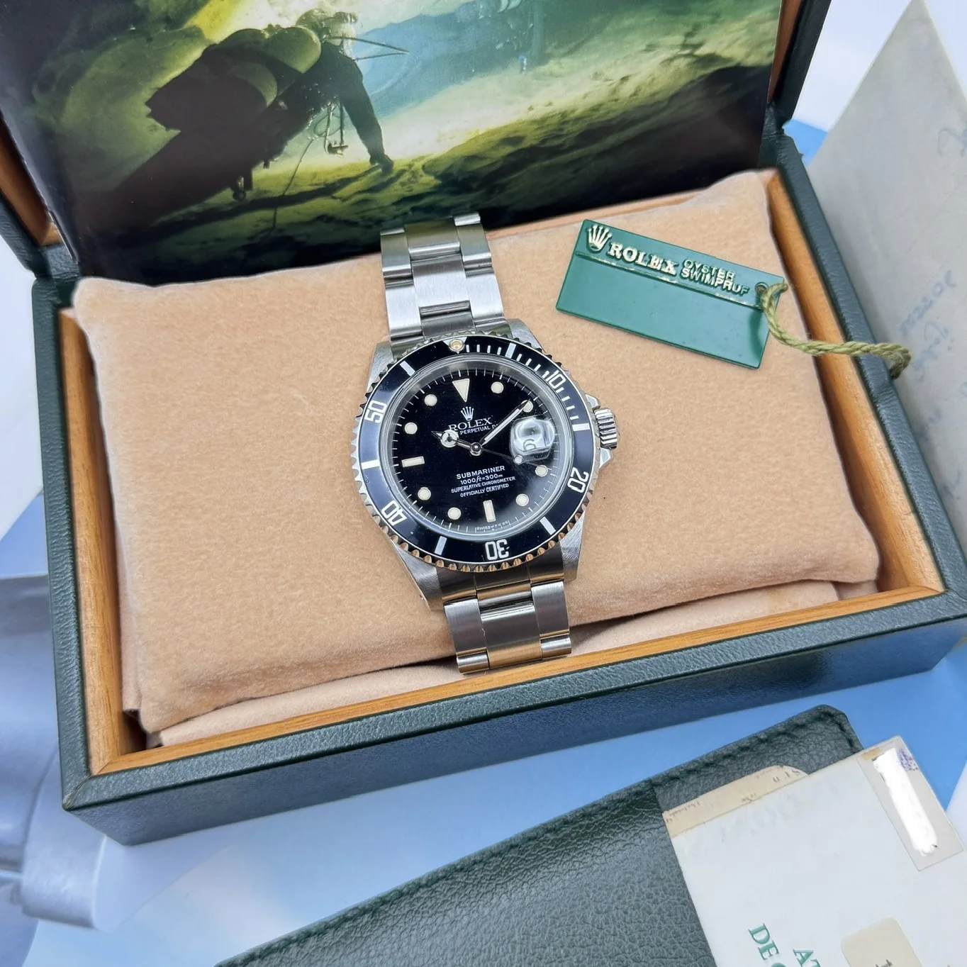 Rolex Sub Date ‘Patina Hour Markers’ 16610 1992