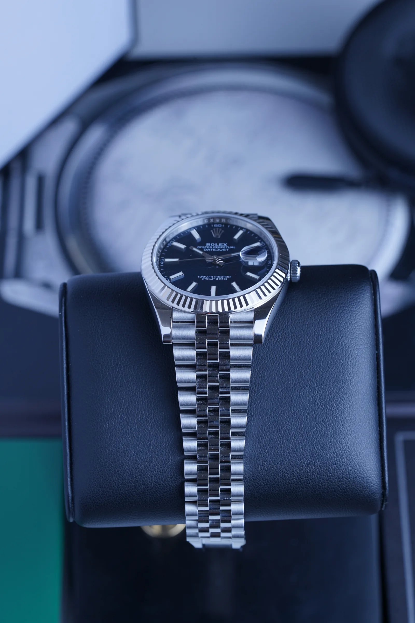 Rolex Datejust 41 Blue Fluted Jubilee 2019 126334