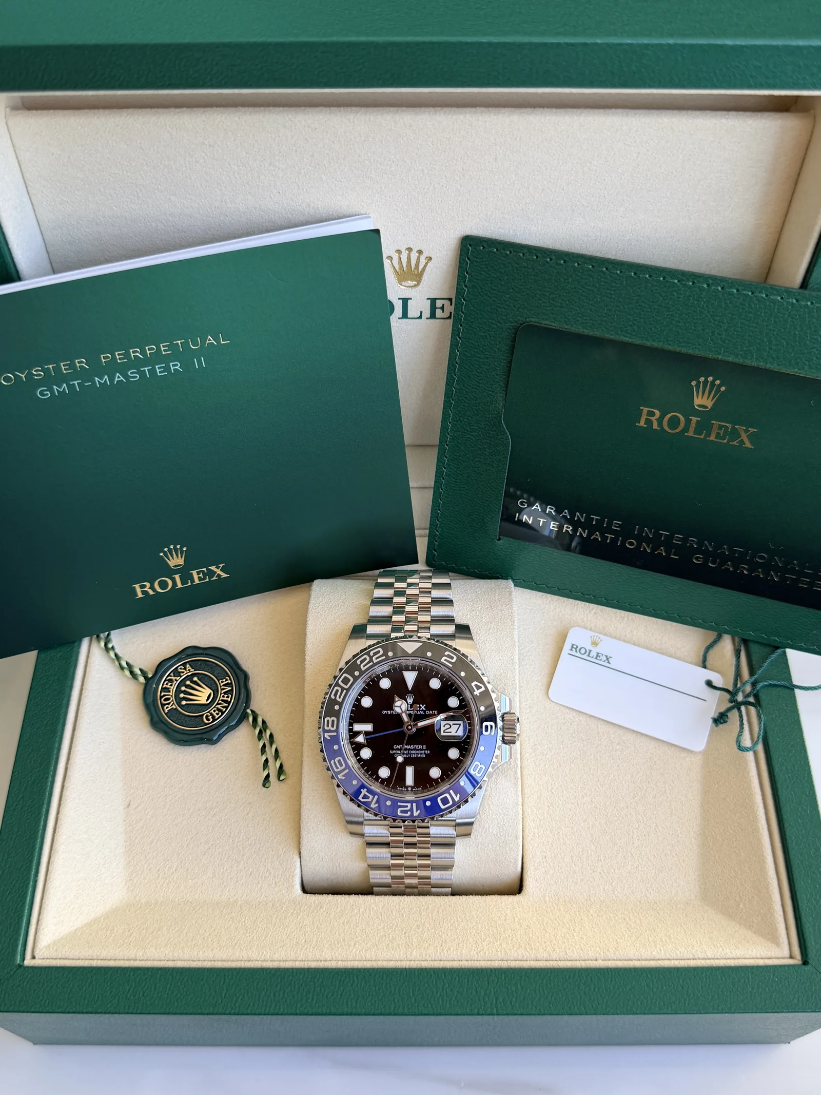 Brand New Rolex GMT Master II ‘Batgirl’ Jubilee 2025