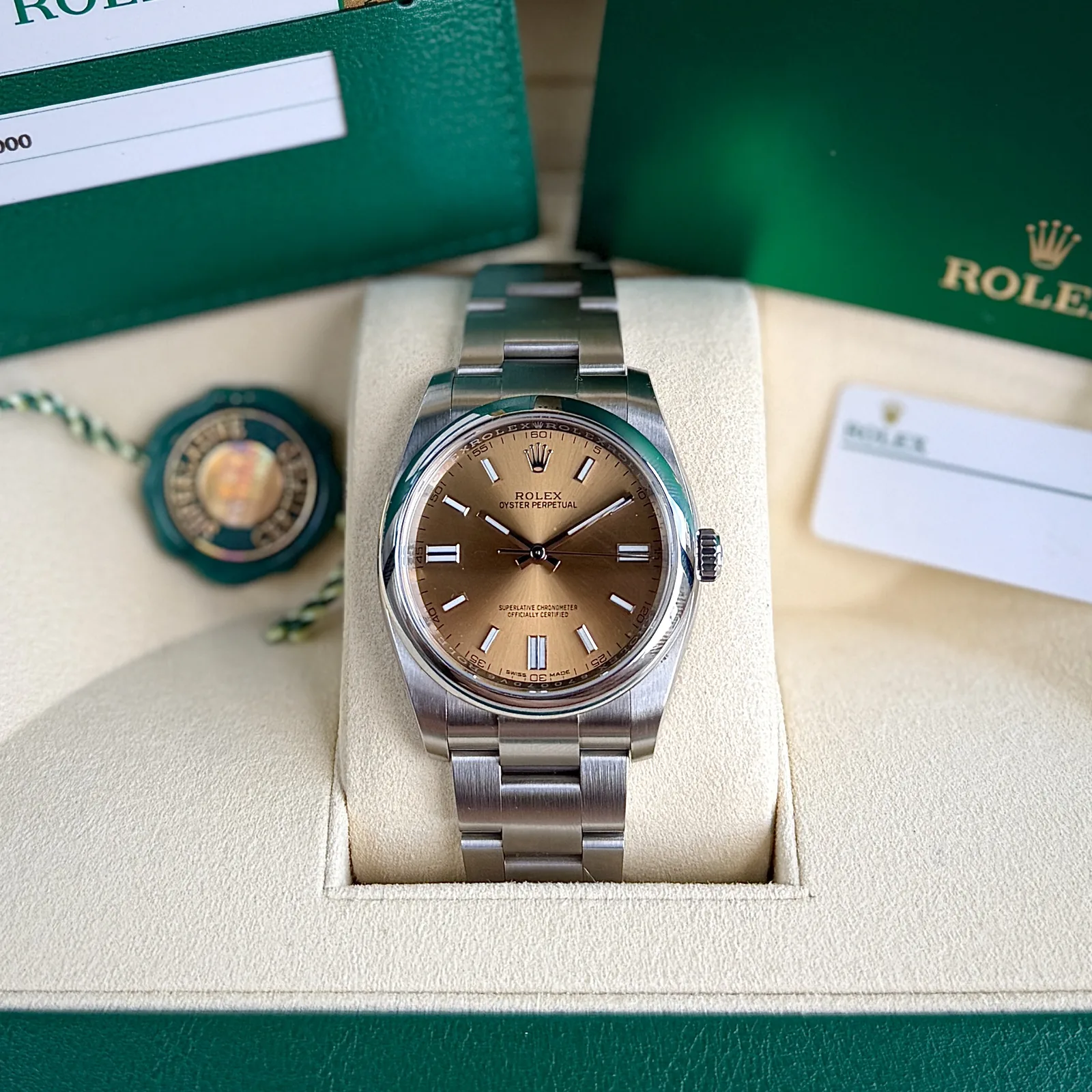 Rolex Oyster Perpetual 36 ‘White Grape’ 2019