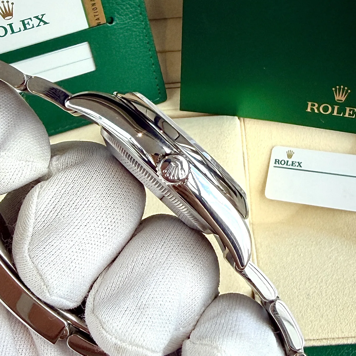 Rolex Oyster Perpetual 36 ‘White Grape’ 2019