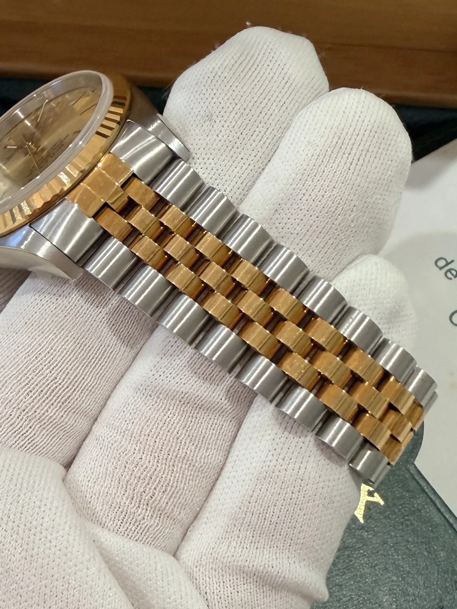 Rolex Datejust 36 Champagne Dial Circa 2002