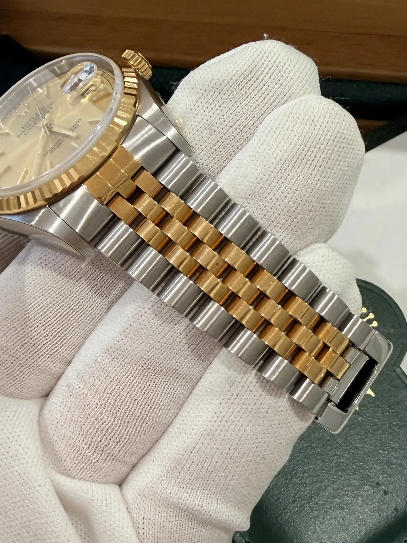 Rolex Datejust 36 Champagne Dial Circa 2002