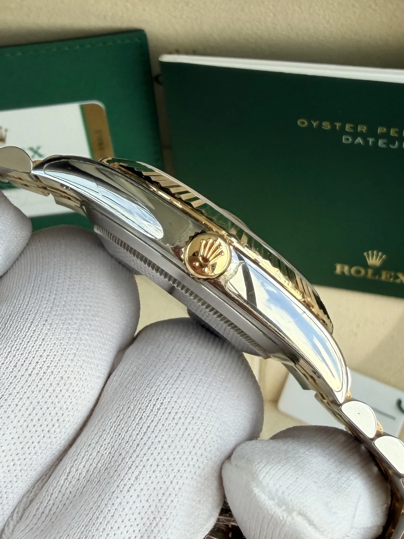 Rolex Datejust 41 Wimbledon Yellow Gold 2020