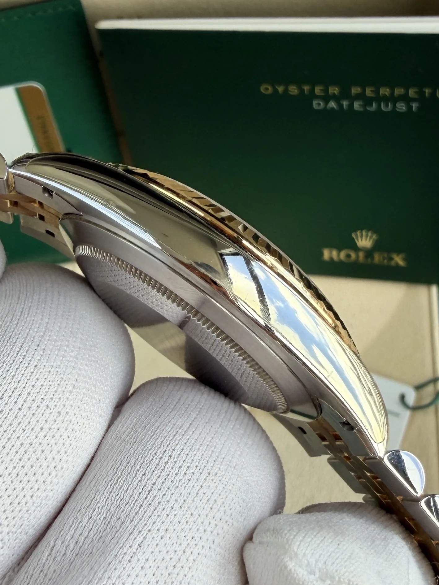 Rolex Datejust 41 Wimbledon Yellow Gold 2020