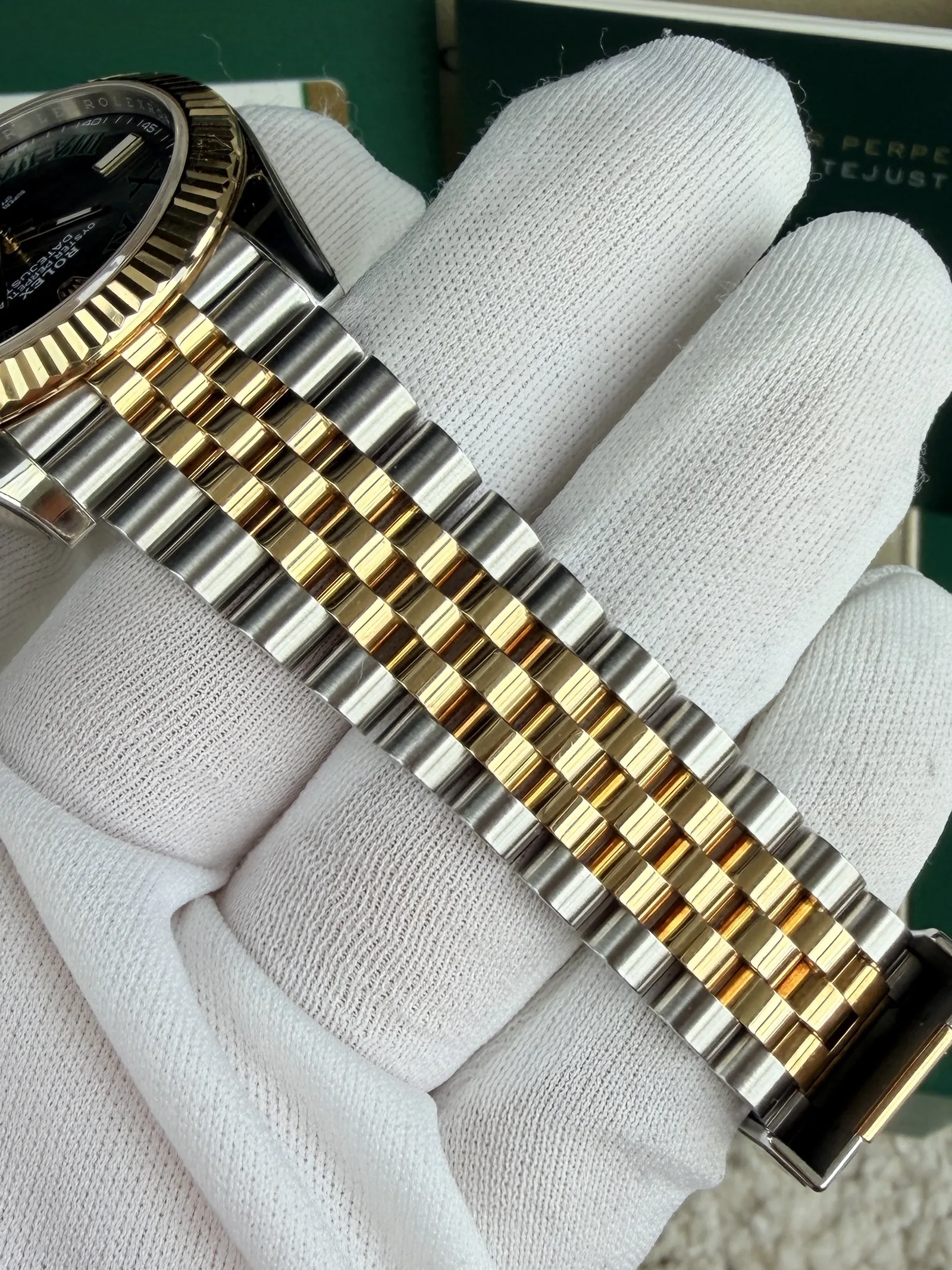 Rolex Datejust 41 Wimbledon Yellow Gold 2020