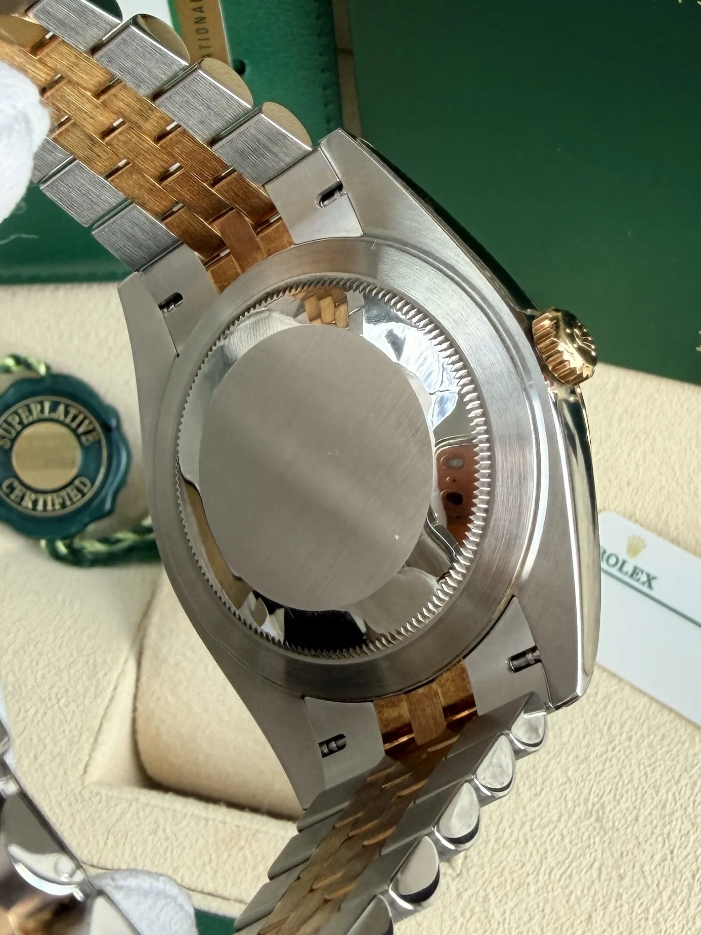 Rolex Datejust 41 Wimbledon Yellow Gold 2020