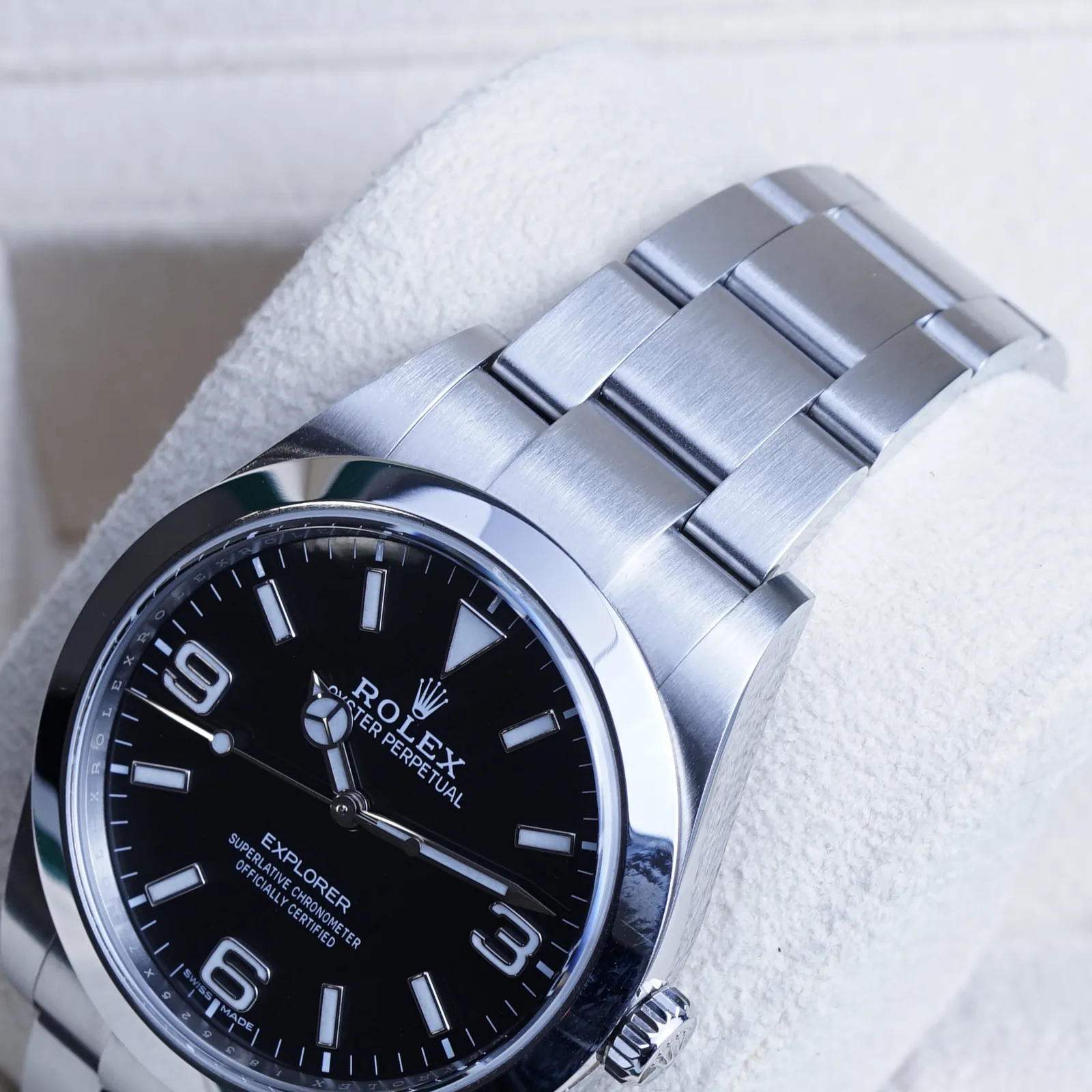 Rolex Explorer I 39 Black Dial 2017 (214270)