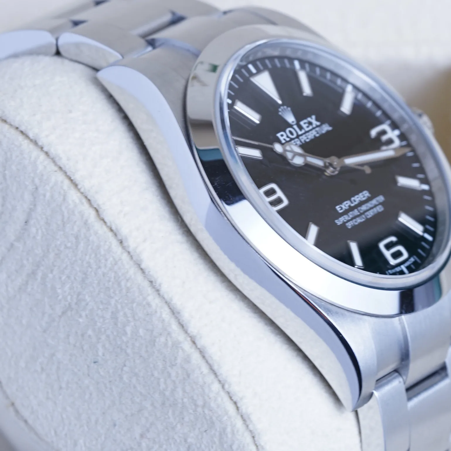 Rolex Explorer I 39 Black Dial 2017 (214270)
