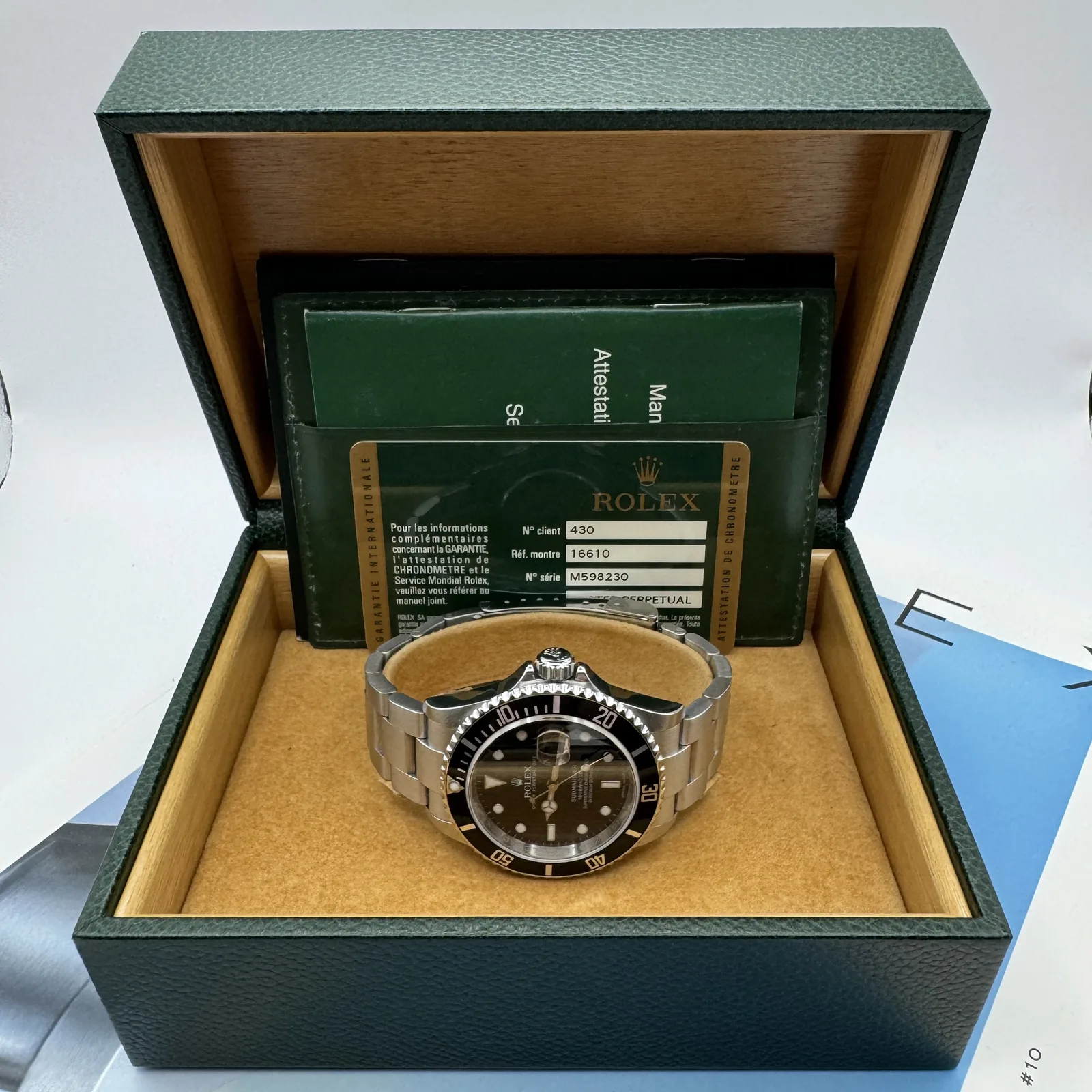Submariner Date 16610 40 2008