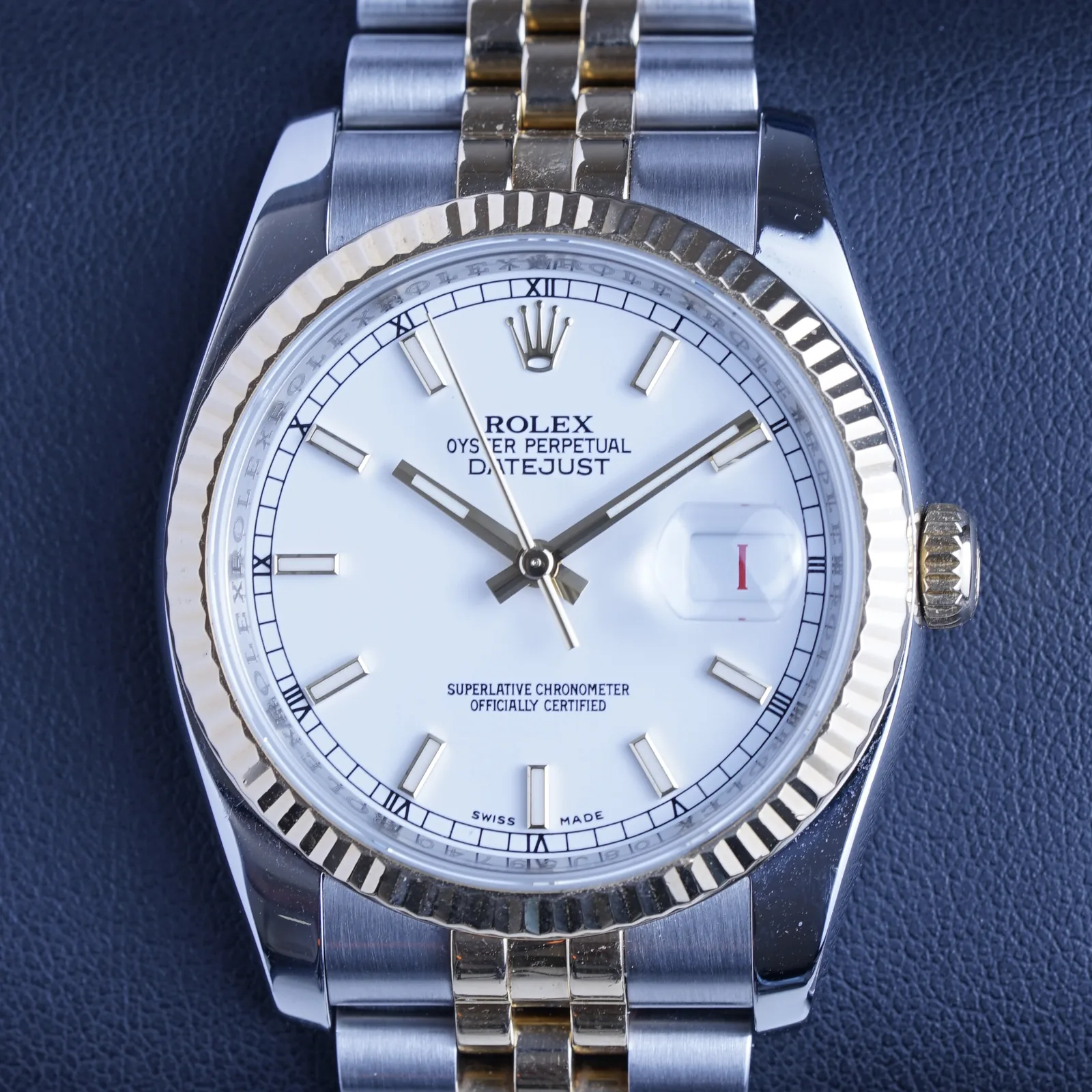 Rolex Datejust 36 Two-Tone White Dial 2013 (116233)