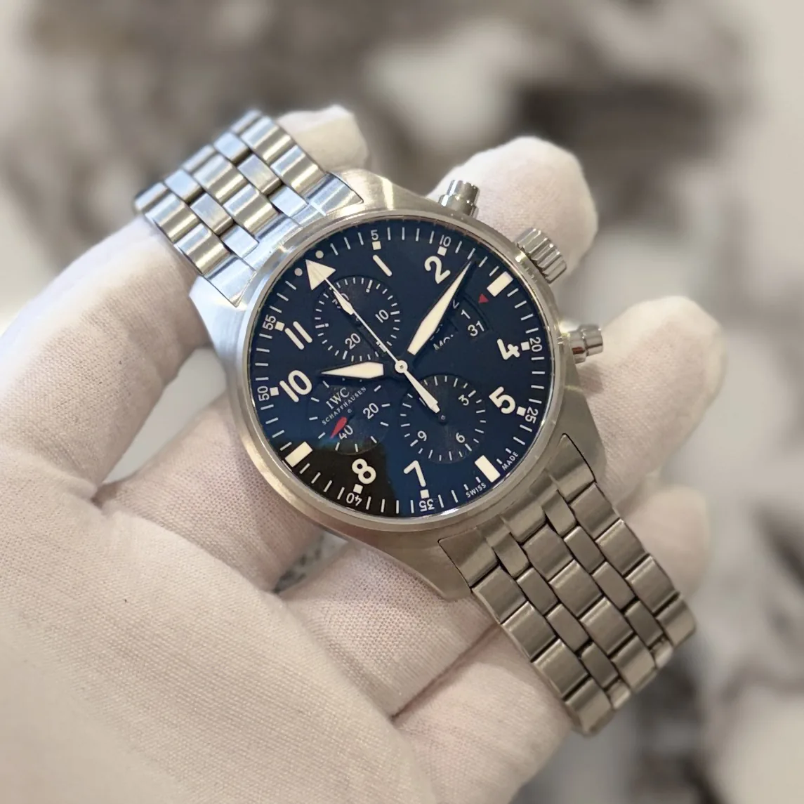 IWC Pilot’s Watch Chronograph 43 Blue Dial 2014 (IW377704)