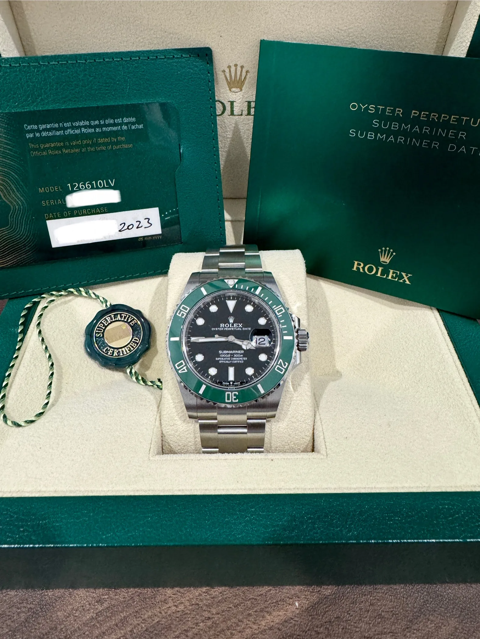 Rolex Submariner Date ‘Starbucks’ 41mm MK1 2023