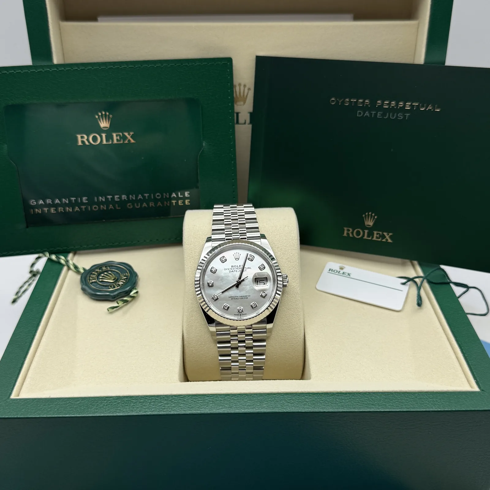Rolex Datejust 36 MOP Dial Brand New 126234 2025