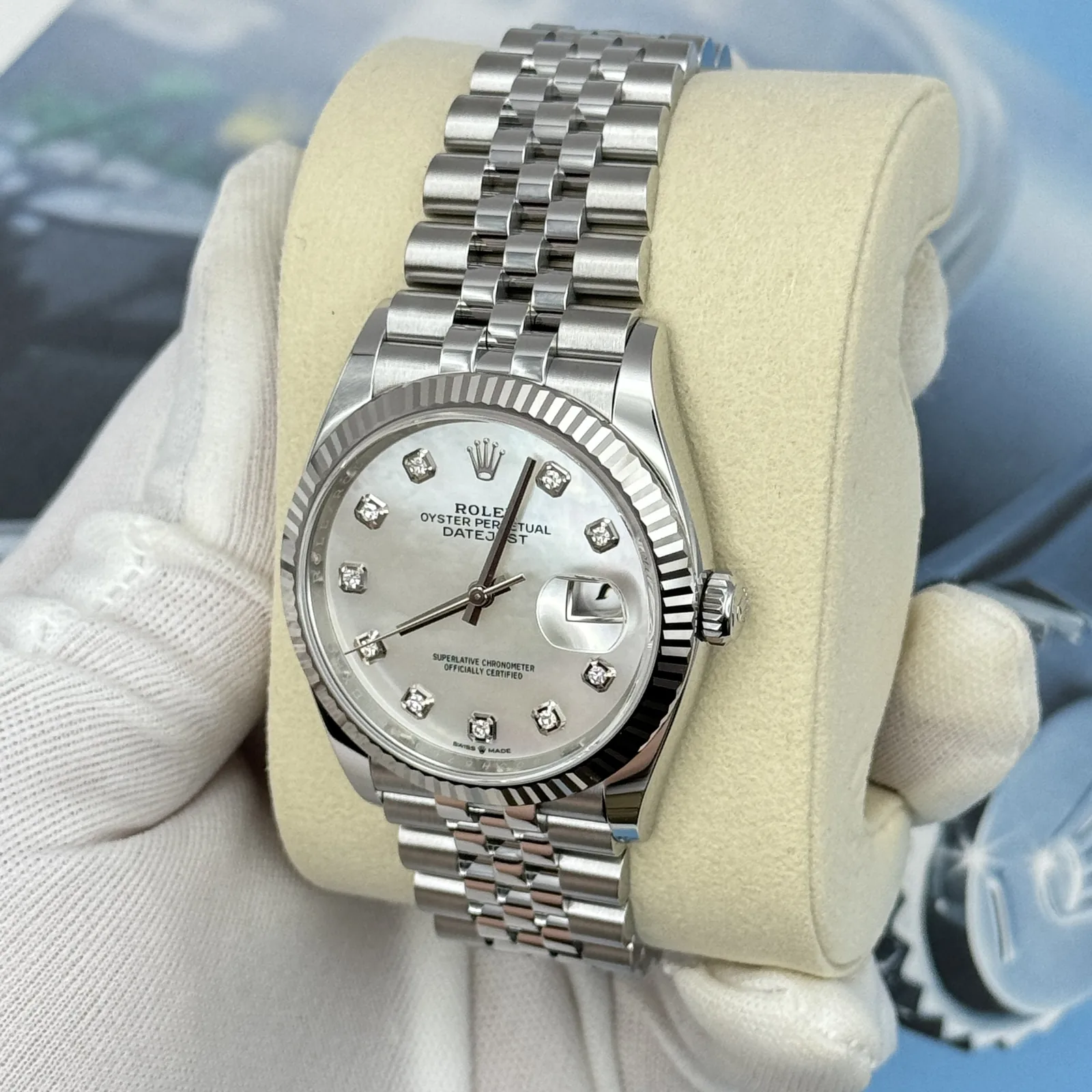 Rolex Datejust 36 MOP Dial Brand New 126234 2025