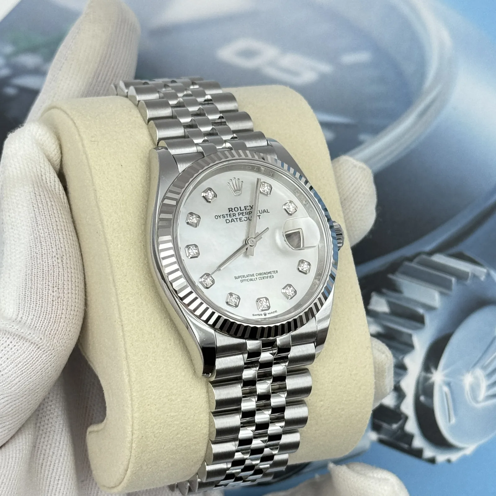 Rolex Datejust 36 MOP Dial Brand New 126234 2025