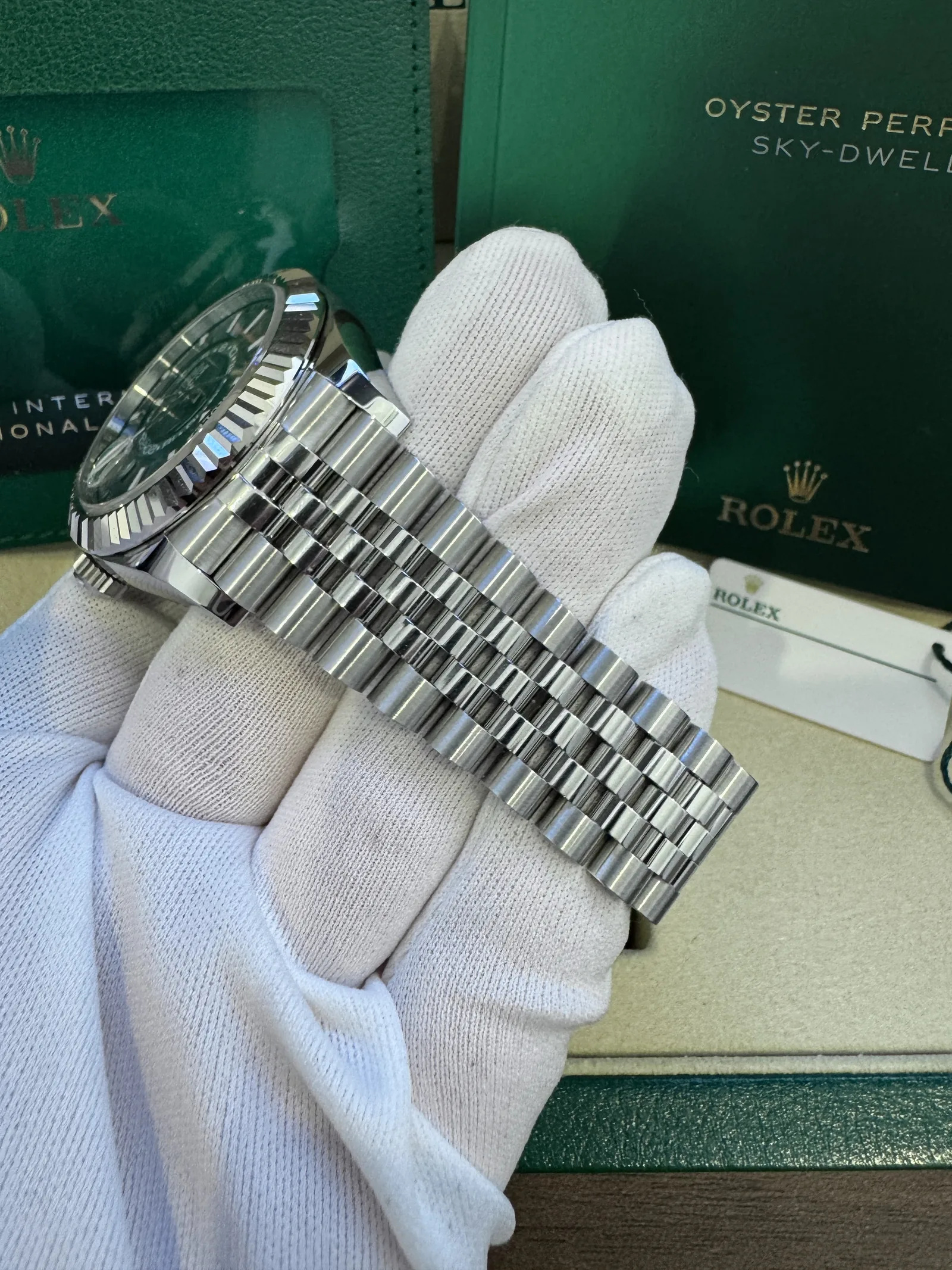 Brand New Rolex Sky Dweller Green 2025