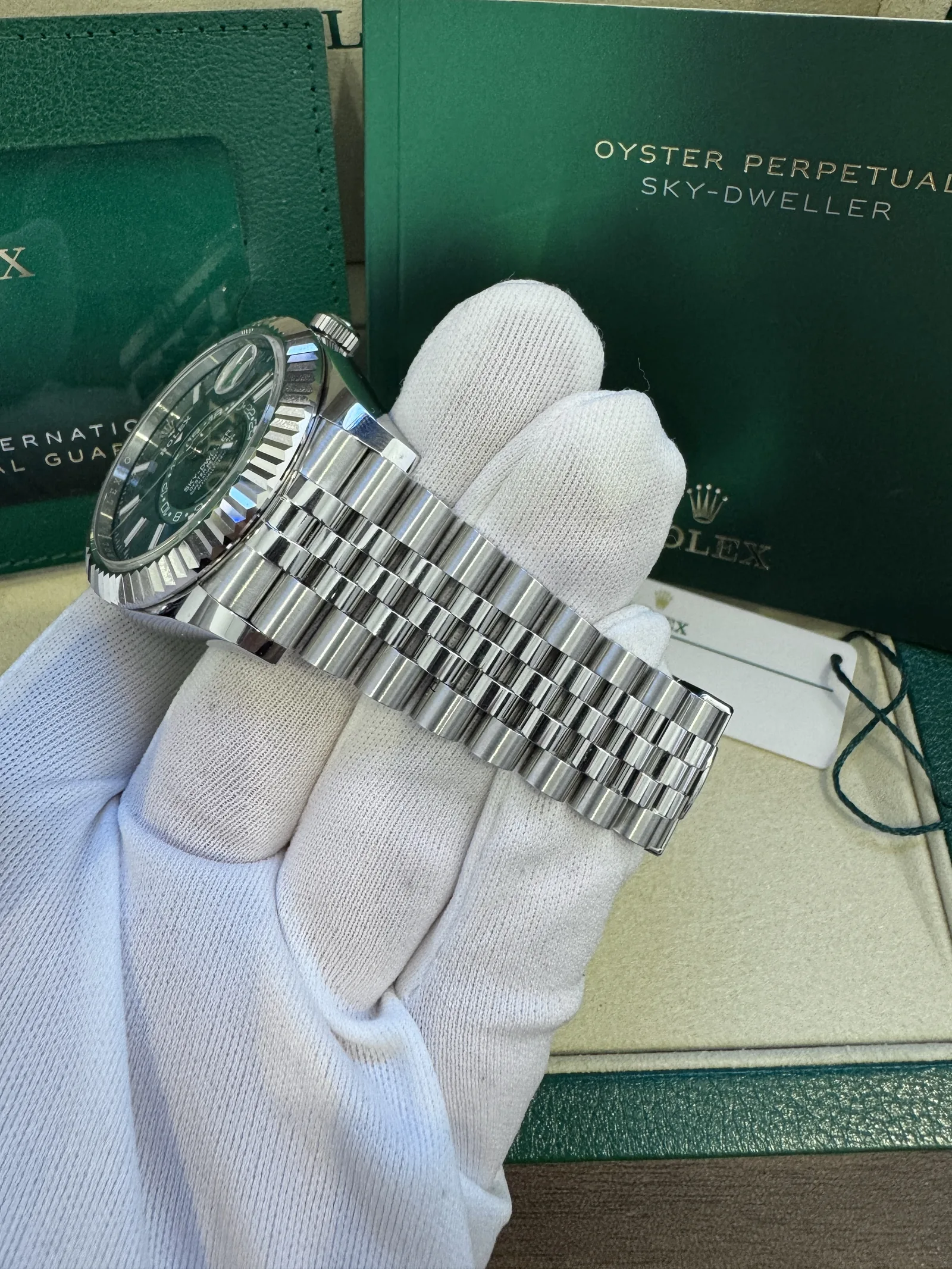 Brand New Rolex Sky Dweller Green 2025